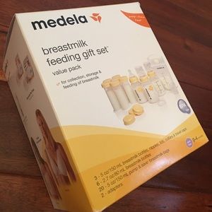 medela breast milk feeding gift set